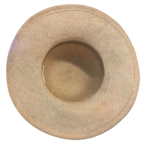 Betmar Summer Hat Tan Flower& Ribbon Size 7” - Picture 5 of 6